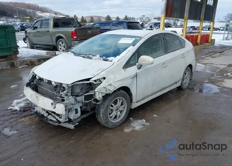 2011 Toyota Prius Four from USA, damaged, VIN JTDKN3DU1B0256286